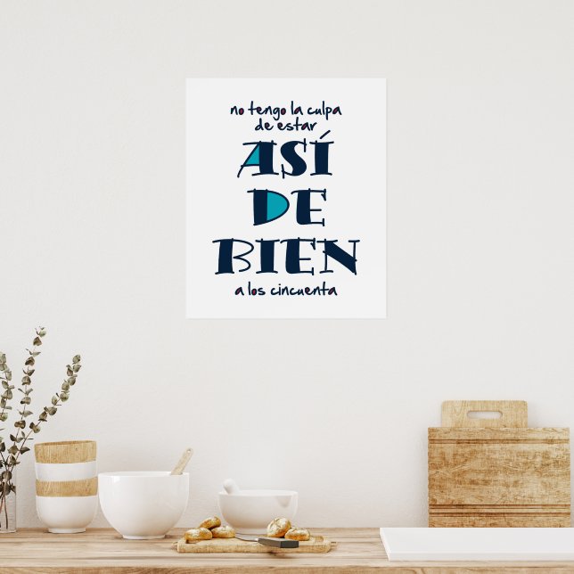 Poster Así de bien a los 50 (Cozinha)