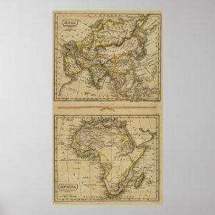 Poster Ásia, África