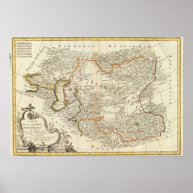 Póster Ásia Central (Frente)