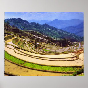 Póster Ásia, China, Província de Yunnan, Condado de Yua