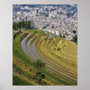 Poster Ásia, China, Província de Yunnan, Jinping. Jinpi