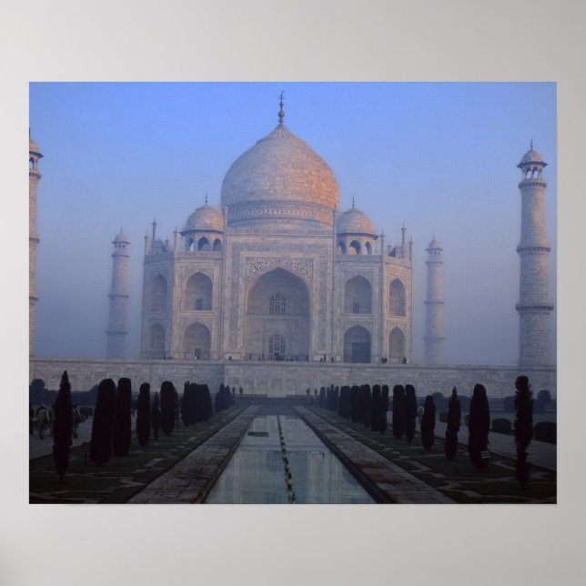 Póster Ásia; Índia; Agra. Taj Mahal. (Frente)