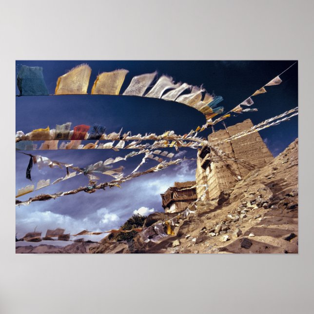 Póster Ásia, Índia, Ladakh, Leh. Conhecido como Pequeno (Frente)