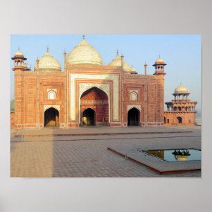 Poster Ásia, Índia, Uttar Pradesh, Agra. No