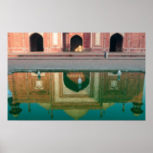 Póster Ásia, Índia, Uttar Pradesh, Agra. No 2