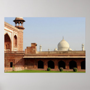 Póster Ásia, Índia, Uttar Pradesh, Agra. O Taj 6