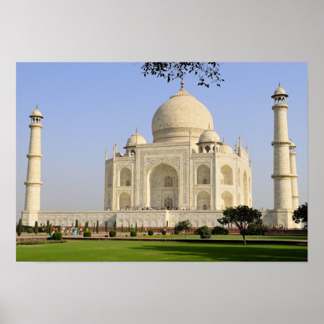 Poster Ásia, Índia, Uttar Pradesh, Agra. O Taj 7 (Frente)