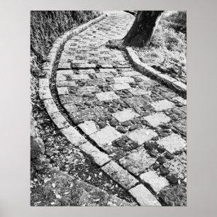 Póster Ásia, Japão, Hakone. Walkway, pelo Lago Ashinoko