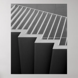 Póster Ásia, Japão, Tóquio. Escadas em Tóquio 2
