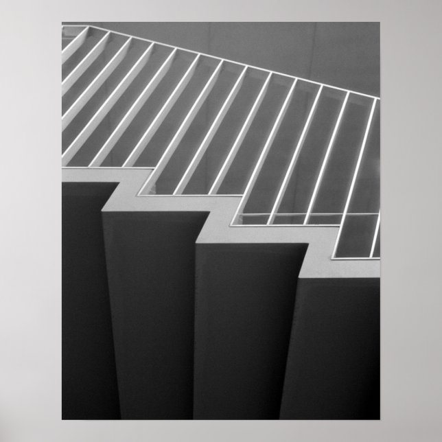 Póster Ásia, Japão, Tóquio. Escadas no Tóquio 2 (Frente)