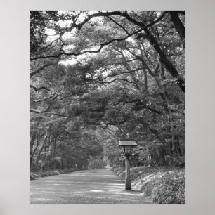 Poster Ásia, Japão, Tóquio, Jardins do Santuário Meiji,