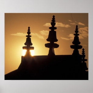 Póster Ásia, Nepal, Catmandu. Estupa de Bouddhanath.