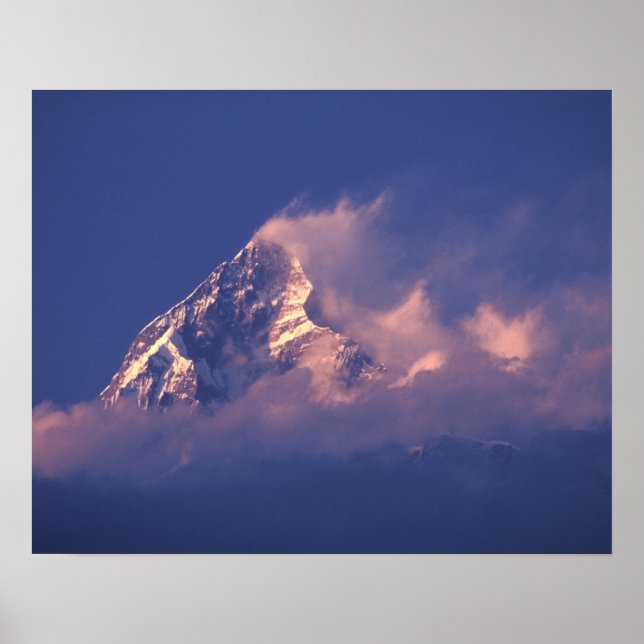 Póster Ásia, Nepal. Machhapuchhare (Frente)