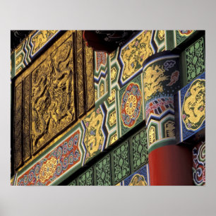 Póster Ásia, Taiwan, Taipei. O Grand Hotel, principal