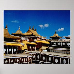 Poster Ásia, Tibete, Lhasa, Palácio de Potala, também 