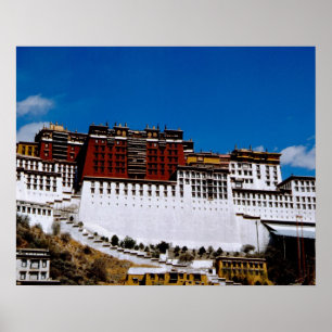 Póster Ásia, Tibete, Lhasa, Palácio de Potala também conh