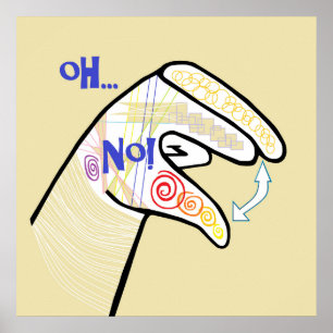 Póster ASL oh NENHUM