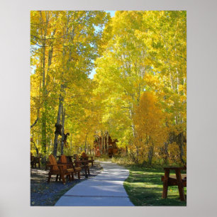 Poster "Aspen Walkway", Retrato, outono