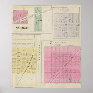 Poster Aspérula, Tregola, Ogallah, Collyer, Kansas