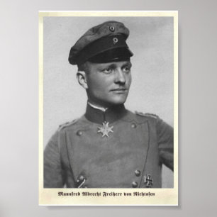 Póster Áss do ar: Mannfred von Richtofen - Baron vermelh