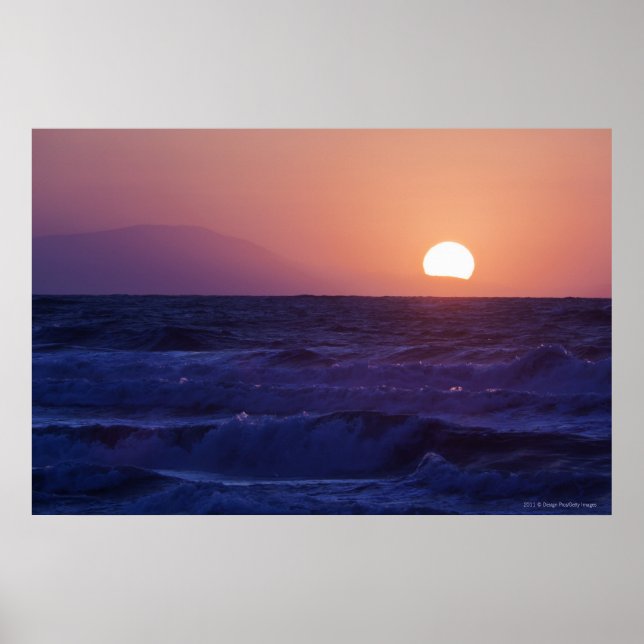 Poster Assalto Do Sol Sobre A Baía De Málaga (Frente)
