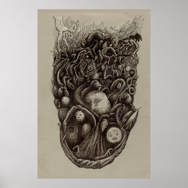 Poster Assalto Psíquico (Frente)