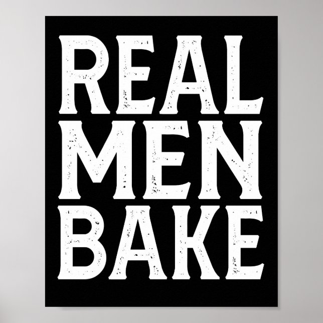 Poster Assar Real Men - Funny Baking (Frente)
