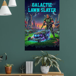 Poster Assassino de Gramado Galáctico Astronauta Espacial
