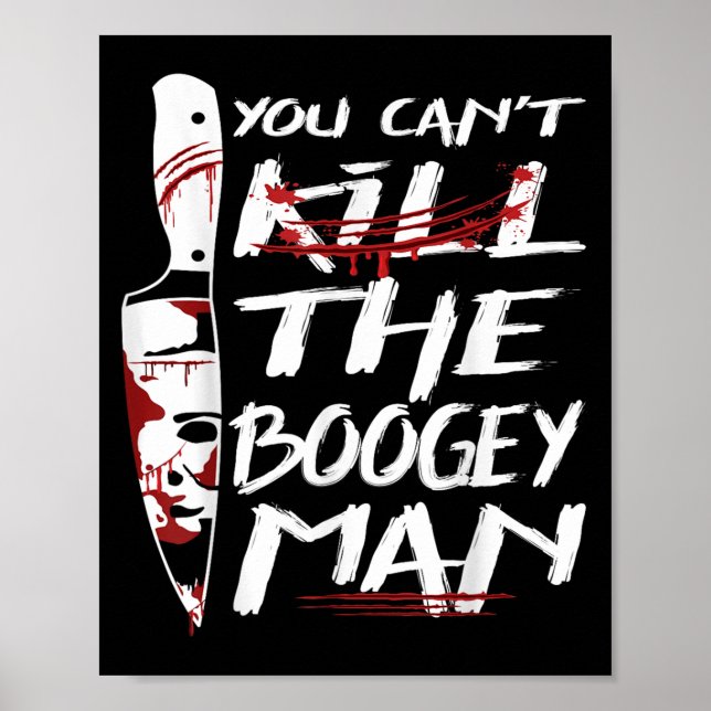 Poster Assassino Serial Você Não Pode Matar O Terror Boog (Frente)