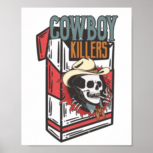 Poster Assassinos do Cowboy Ocidental (Frente)
