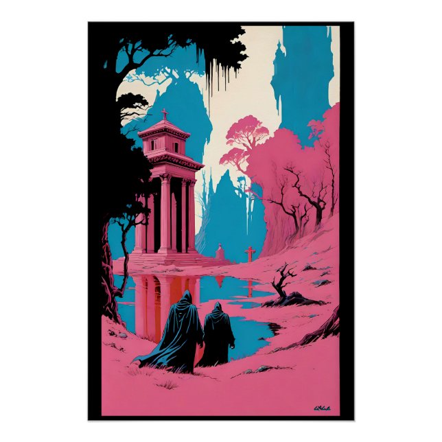 Póster Assédio dos Cavaleiros das Ondas Novos Templários (Frente)