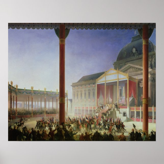 Póster Assembleia do Champ de Mai, 1rua de junho de 1815 (Frente)