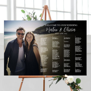 Poster Assento de fotos em ordem alfabética moderna