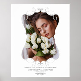 Poster Assento Reservado de Casamento Ornamental em Tribu