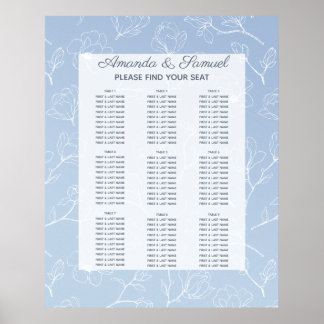 Poster Assentos Blue Magnolia