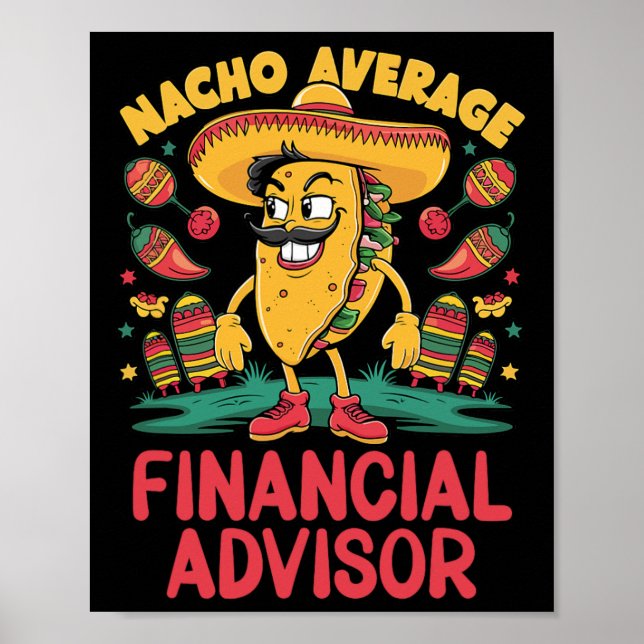 Poster Assessor Financeiro Médio Nacho Cinco De Mayo Mexi (Frente)