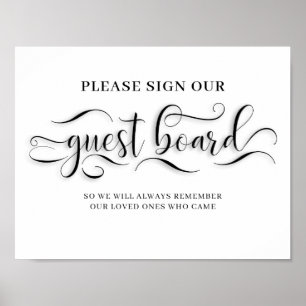 Poster Assinar Nosso Sinal De Casamento De Conselho Convi