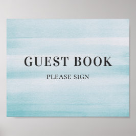 Poster Assinar o livro de convidados. Casamento simples a