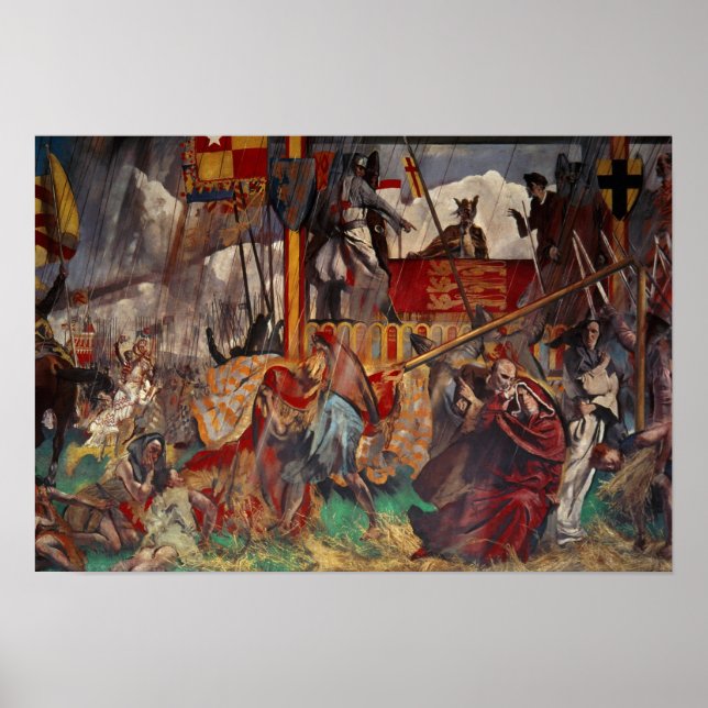 Póster Assinatura da Carta Magna, 1215 (Frente)