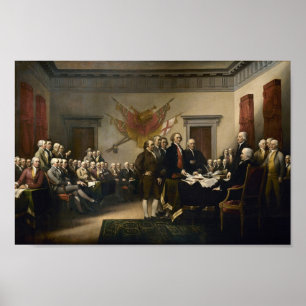 Poster Assinatura da Declaração de Independência
