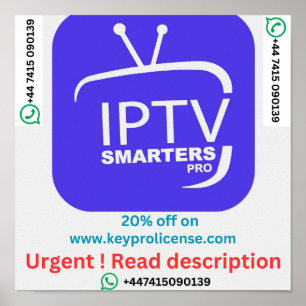 Poster Assinatura de 12 meses para IPTV keyprolicense.com