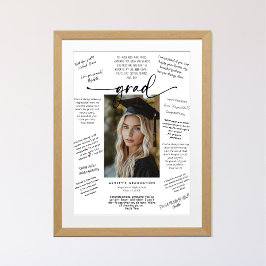 Poster Assinatura De Convidado Para Graduação De Fotograf