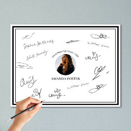 Poster Assinatura de Festa de formatura de Fotografias em