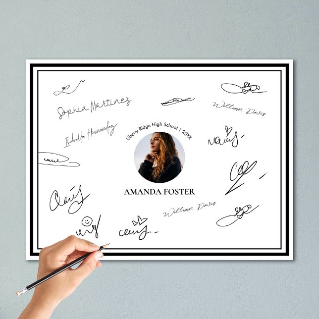 Poster Assinatura de Festa de formatura de Fotografias em (Criador carregado)