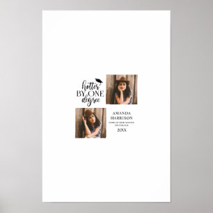 Poster Assinatura de Formatura Personalizada com 2 Fotos