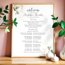 Assinatura do Programa de Cerimônia de Casamento V