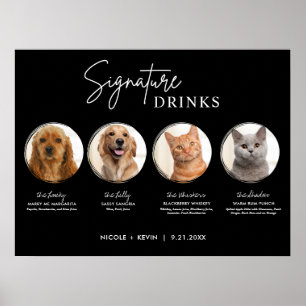 Poster Assinatura Pets Imprimíveis Bebe Sinal de Bar de C