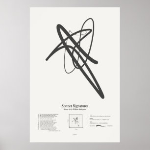 Póster Assinaturas de Soneto: Soneto 60