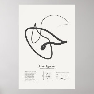 Póster Assinaturas de Soneto: Soneto 73