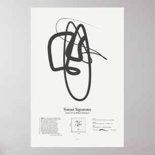 Póster Assinaturas do Sonnet: Sonnet 107
